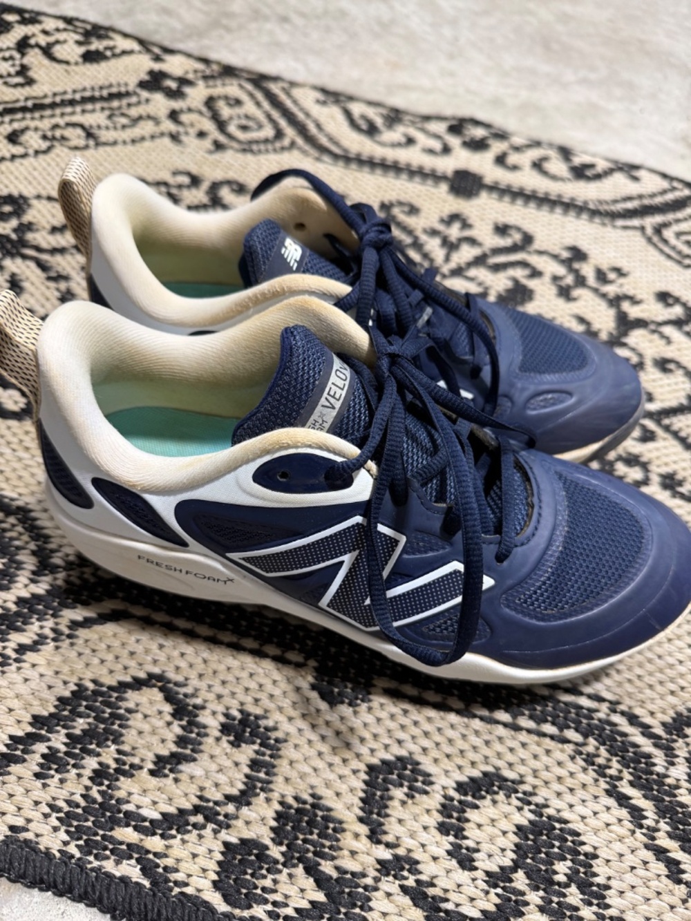 New Balance Fresh Foam X Velo v4 Softball Cleats Navy Women’s 8